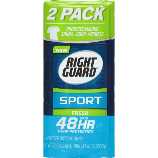 Right Guard Sport Antiperspirant & Deodorant Invisible Solid (Pack of 2)