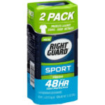 Right Guard Sport Antiperspirant & Deodorant Invisible Solid (Pack of 2)